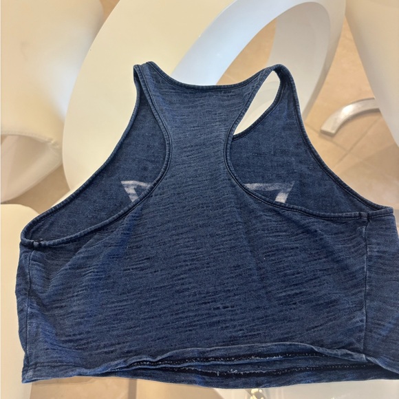 Guess Blue Cropped Top - Picture 4 of 4